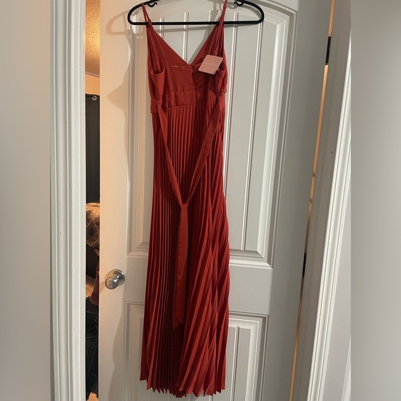 NWT Pleated Maxi Dress - Picture 2 of 2